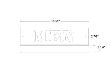 Restroom Sign